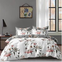 Dreamfields - Shadow Bloom Quilt Cover Set - (3pcs, Double Size)