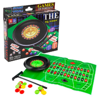 Games Of Fortune The Big Winner Wheel & Ball Game Casino Spinner Party - Roulette
