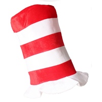 Cat In The Hat Child Size Costume Top Hat Party - Red White Stripe