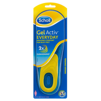 Scholl Gel Activ Insoles Everyday Women with Odour Control - One Size