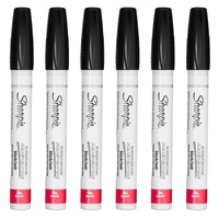 6x Sharpie Oil-Based Paint Marker - Medium Black