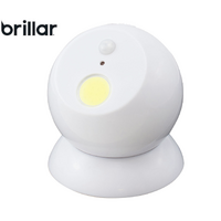 Brillar Motion Activated Swivel Ball Light - White