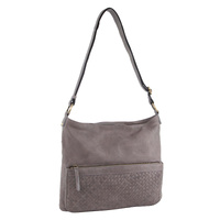 Pierre Cardin Woven Leather Ladies Cross-Body Bag Handbag