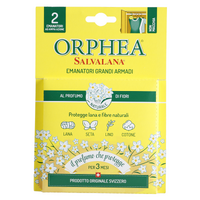 Orphea 2pcs Clothes Protector Flower Scented Natural Diffuser for Closet Wardrobe Hangers