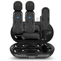 HRIDZ Wireless Lavalier Microphone fast connection Port Mic For Apple iPhone ipad Vlog Live Stream