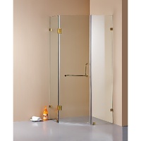 1000 x 1000mm Frameless 10mm Glass Shower Screen By Della Francesca