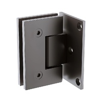 70cm Frameless Swing Bath Screen with Brushed Gunmetal Hardware