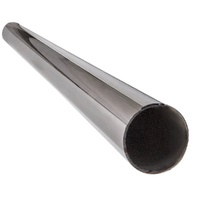 Universal 76mm Stainless Steel Exhaust/Intake Pipe Tube – Polished Automotive Fitting