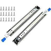 2 x 125kg Heavy Duty Locking Drawer Slides – Industrial Drawer Runners Pair
