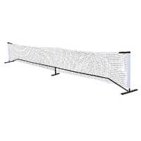 Portable 6.7m Pickleball Net Set – Heavy Duty Metal Frame with Wheels