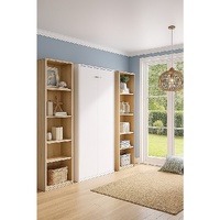 DIY Space Saving King-single Wall Bed Cabinet – Murphy Bed Kit with Steel Frame & Hardware