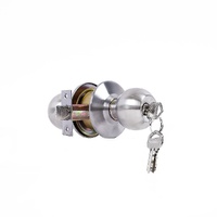 Round Door Lock Knob Set for Internal and Entry Doors