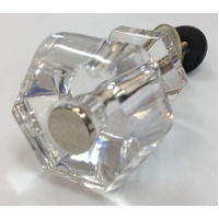 Set of 6 Acrylic Door Handle Indoor Kitchen Knob 5cm