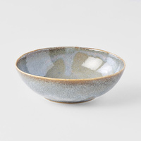 Bowl Oval 14cm Steel Grey Glaze