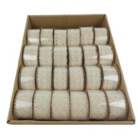 Bulk 36 Cotton Lace Ribbon 3 Assort Display Box