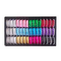 bulk 45 Roll Ribbon Sheer 4mtr 25mm Displayed Box