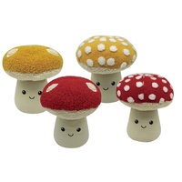 Set 4 Mushroom Door Stopper 4 Assorted 19x22cm