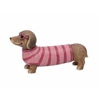 Magnesia Pink Beach Dachshund 42cm