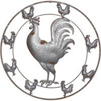 Rooster Wall Art 86x86cm