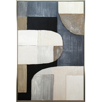 Oceana Abstract Framed Artwork 120cm
