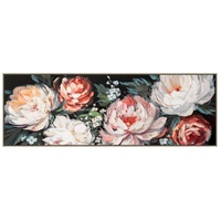 Blossoming Framed Artwork 150x50cm