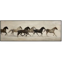 Gallopping Horse Framed Artwork 150cm