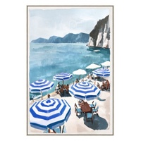 Holiday Sun Loung Framed Artwork B 120cm