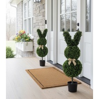 Set 2 Artificial Bunny Shaped Topiary Tree 80cm