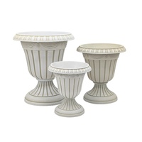 bulk 8 Fluted Urn Pot Medium Size 33x37cm