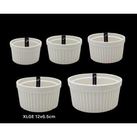 bulk 36 Xlarge New Bone China Ramekln 12x6cm