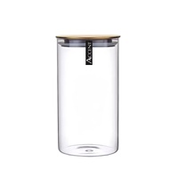 bulk 12 Glass Jar w Gold Metal Lid 10x20cm