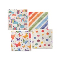 bulk 960 Rainbow Napkins 2ply Assort 33cm