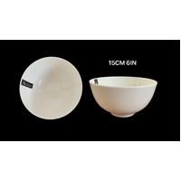 bulk 24 White Fine Bone China Bowl 6in