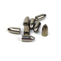 Swimerz 1/4 oz Tungsten Bullet Sinker. Qty 8.