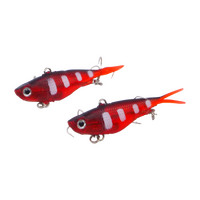 Swimerz 95mm Soft Vibe, Opaque Red, 2 pack
