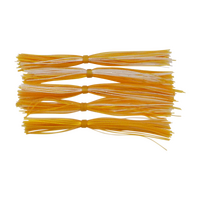 Dekoi Chatterbait Lure Skirts, Gold Shine