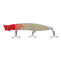Toppu Mizzu Cupface Popper, 110mm, Silver Red Hex