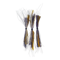 Dekoi Krystal Flash Lure Skirts, Purple Krystal