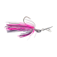 Dekoi 14gm Bladed Swim Jig, Chatterbait, Hot Flash, 2 pack