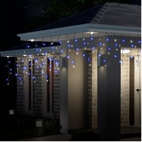 300 LED Icicle Flashing Lights available in 4 Colors - Blue & White
