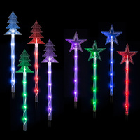LED Lightshow Star Path Lights 4 pieces Remote Controlled - Stars