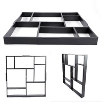 10Grids Garden Paving Brick Patio Concrete Slabs Maker Path Driveway Stone Mould
