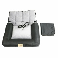 Medium Sized Waterproof Dog Car Seat Bed with Safety Belt