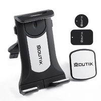 Universal Adjustable Tablet Mount Car CD Slot Holder 2in1 Fit 3.5-10.5" iPad GPS