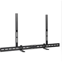 Universal Adjustable TV Soundbar Bracket Soundbar Mount Holder Wall 2Way Install