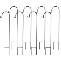 Set of 8 Anti-Wind Shepherd Hooks for Garden and Wedding Decorations
