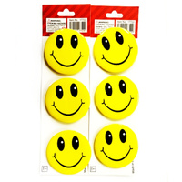 Smiley face badges - Large 5.5cm