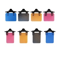 ISSF Flip-Up Eyeshield Sport Shooting Eye Shield Aim Blocker Targeting Sight Cover Blinding - Pink-Horizontal 4x3cm