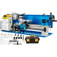 VEVOR Metal Lathe 7'' x 14'', Mini Metal Lathe 0-2500 RPM Variable Speed,Mini Lathe with 4"" 3-jaw Chuck,Bench Top Metal Lathe, Benchtop Lathe, for Va
