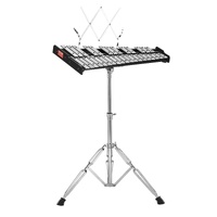VEVOR 32 Note Glockenspiel Xylophone Bell Kit, Professional Percussion Instrument Set with Mallets, Drum Sticks, Music Stand, Adjustable Stand and Car